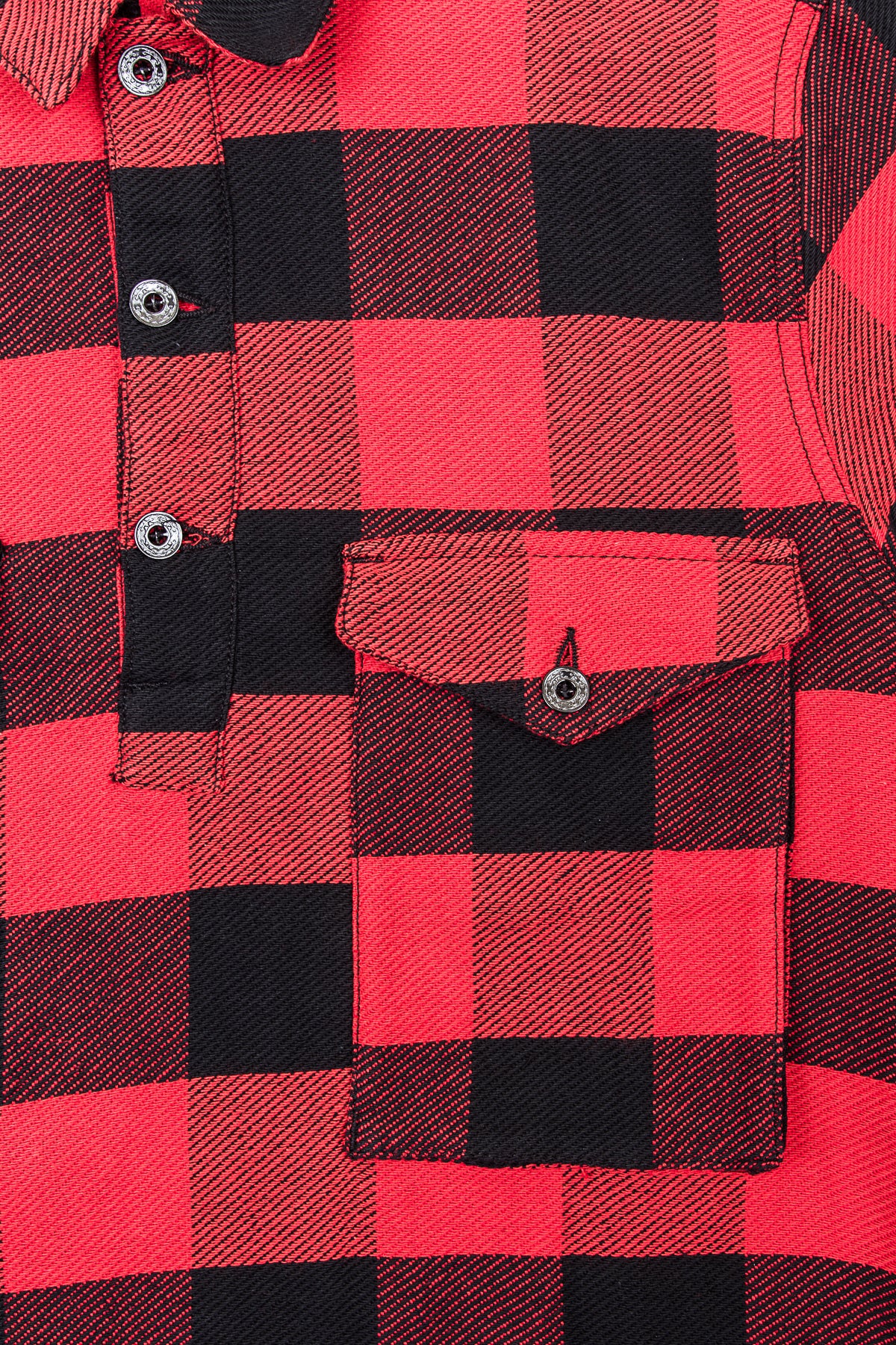 Indigofera Terrence Closed Front Shirt Buffalo Plaid