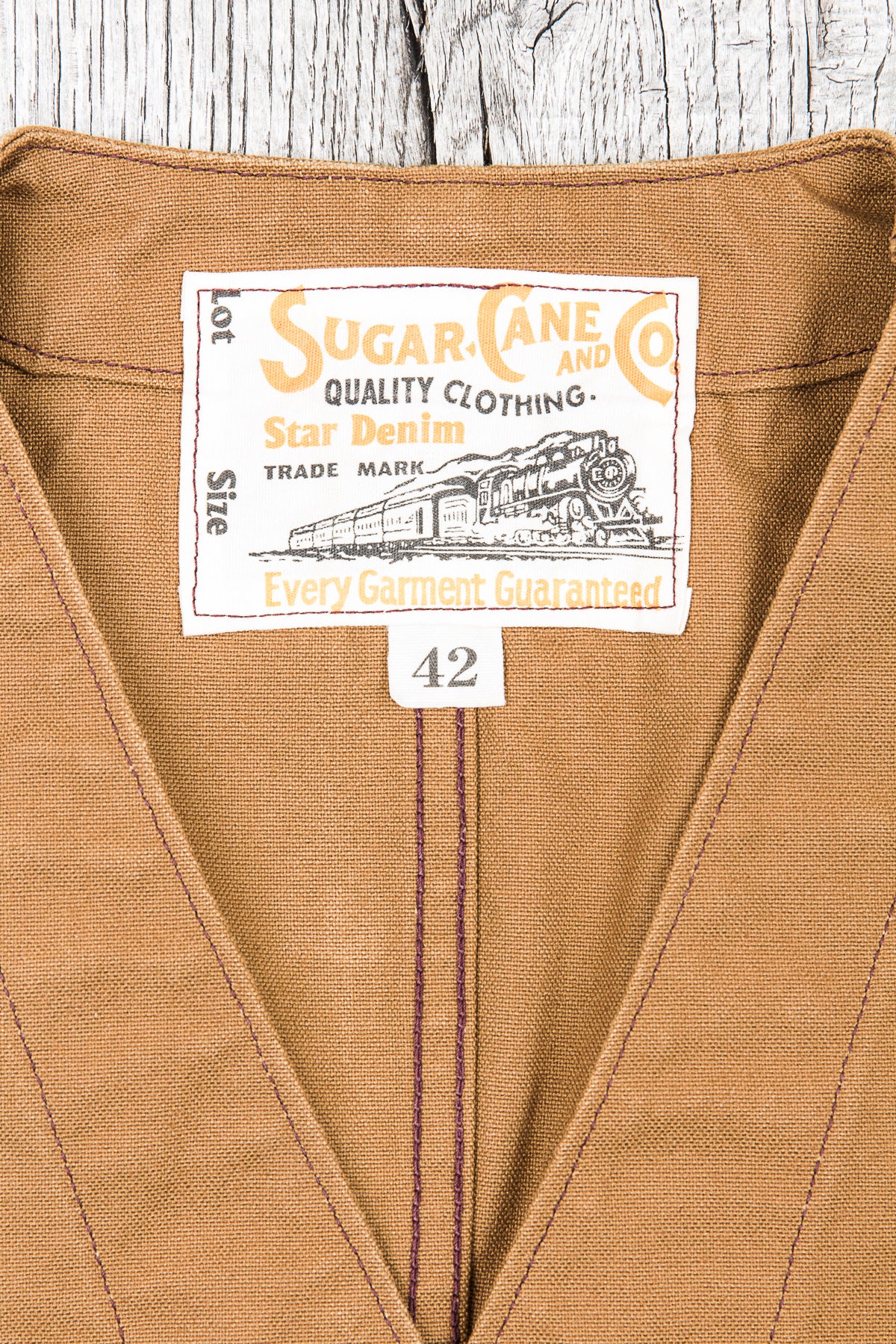 Sugar Cane & Co. Cotton Duck Work Vest