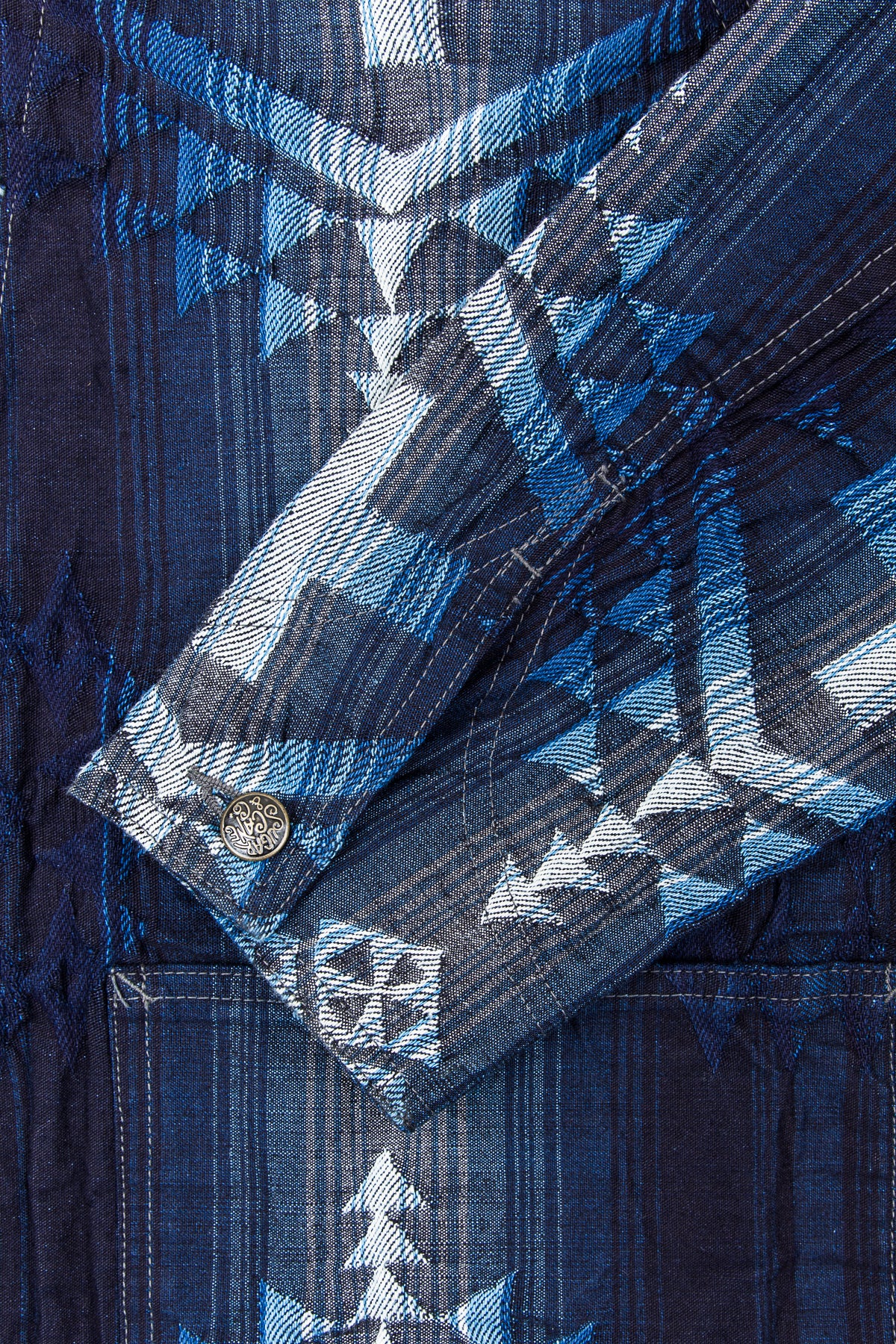 Sugar Cane & Co Native American Denim Work Coat