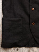 Second Hand Joe McCoy's Double Diamond Black Linen Jacket