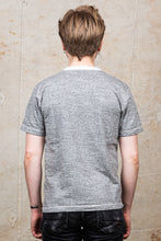 Buzz Rickson's Short Sleeve Henley T-shirt Heather Grey