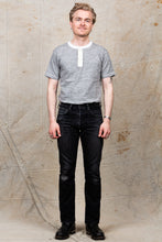 Buzz Rickson's Short Sleeve Henley T-shirt Heather Grey