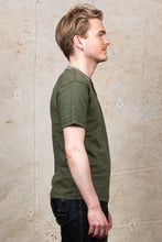 Buzz Rickson's Short Sleeve Henley T-shirt Olive