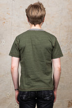Buzz Rickson's Short Sleeve Henley T-shirt Olive