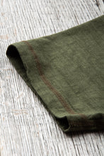 Buzz Rickson's Short Sleeve Henley T-shirt Olive