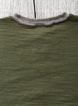 Buzz Rickson's Short Sleeve Henley T-shirt Olive