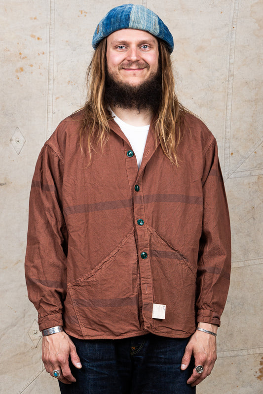 Tender Long Sleeve Wallaby Pocket Tail Shirt Wattle Dyed