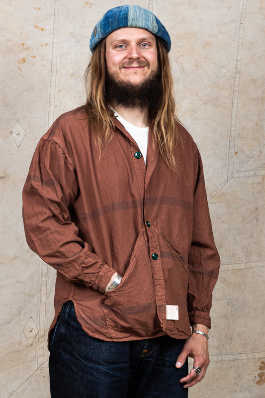 Tender Long Sleeve Wallaby Pocket Tail Shirt Wattle Dyed