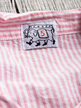 Tender Weaver's Stock Short Sleeved Tail Shirt Mint Bengal Stripe