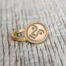 Tender Button Brass Key ring