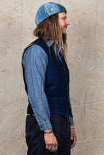 Second Hand Mister Freedom Gilet Métisse Indigo Dyed Waistcoat