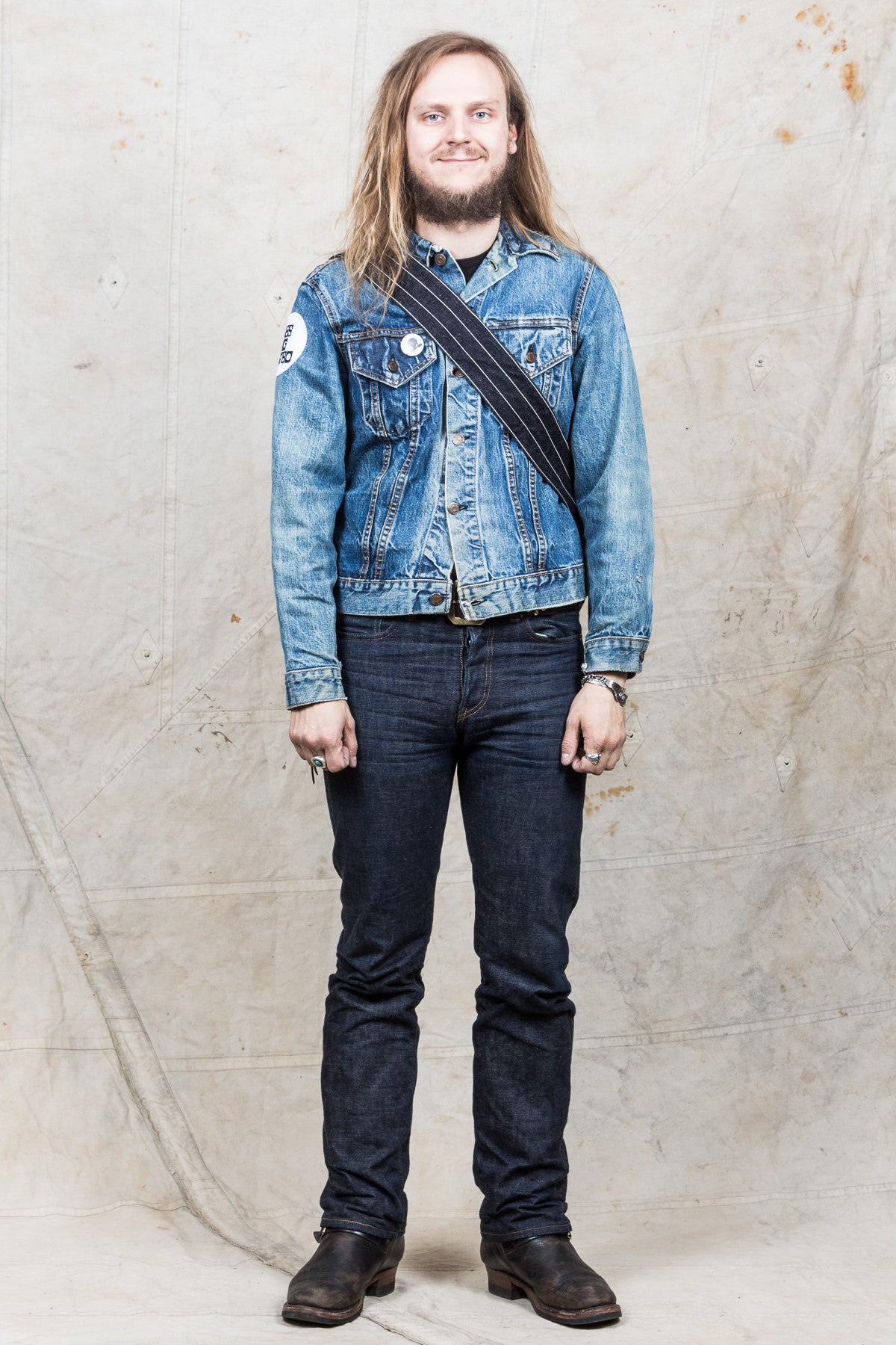 TCB Denim News Paper Bag