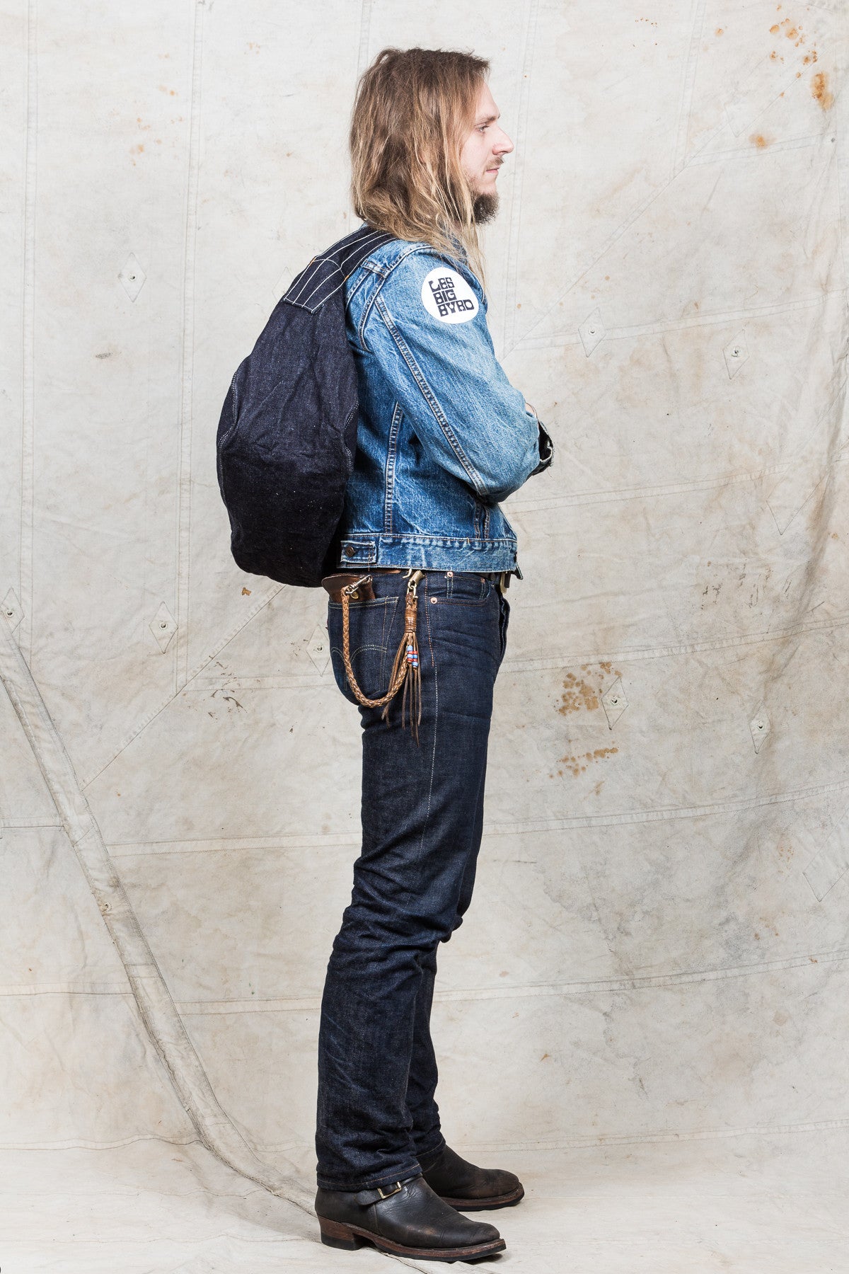 TCB Denim News Paper Bag