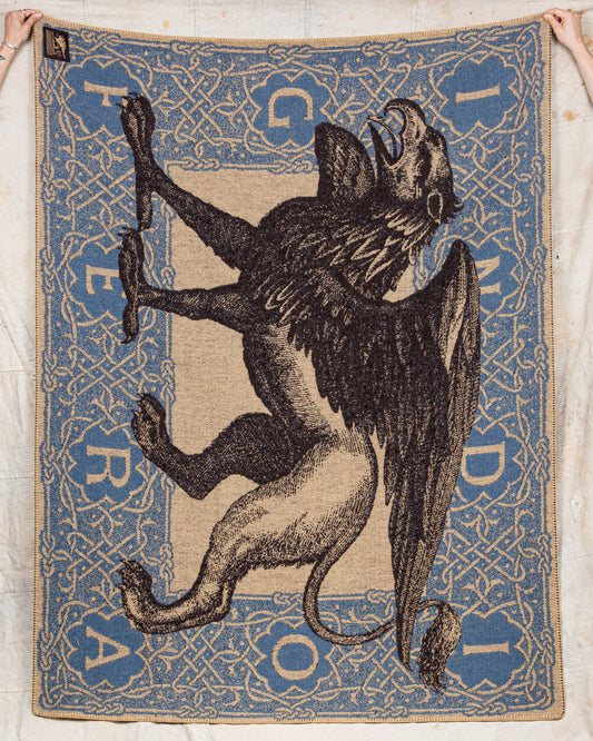 Indigofera Wool Blanket Gryphon
