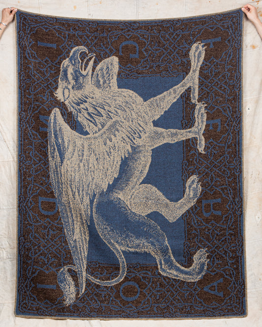 Indigofera Wool Blanket Gryphon