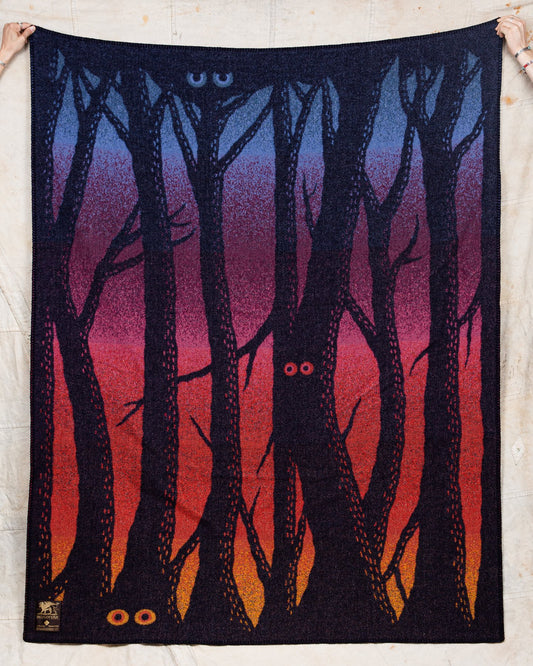 Indigofera x Second Sunrise Trees Blanket