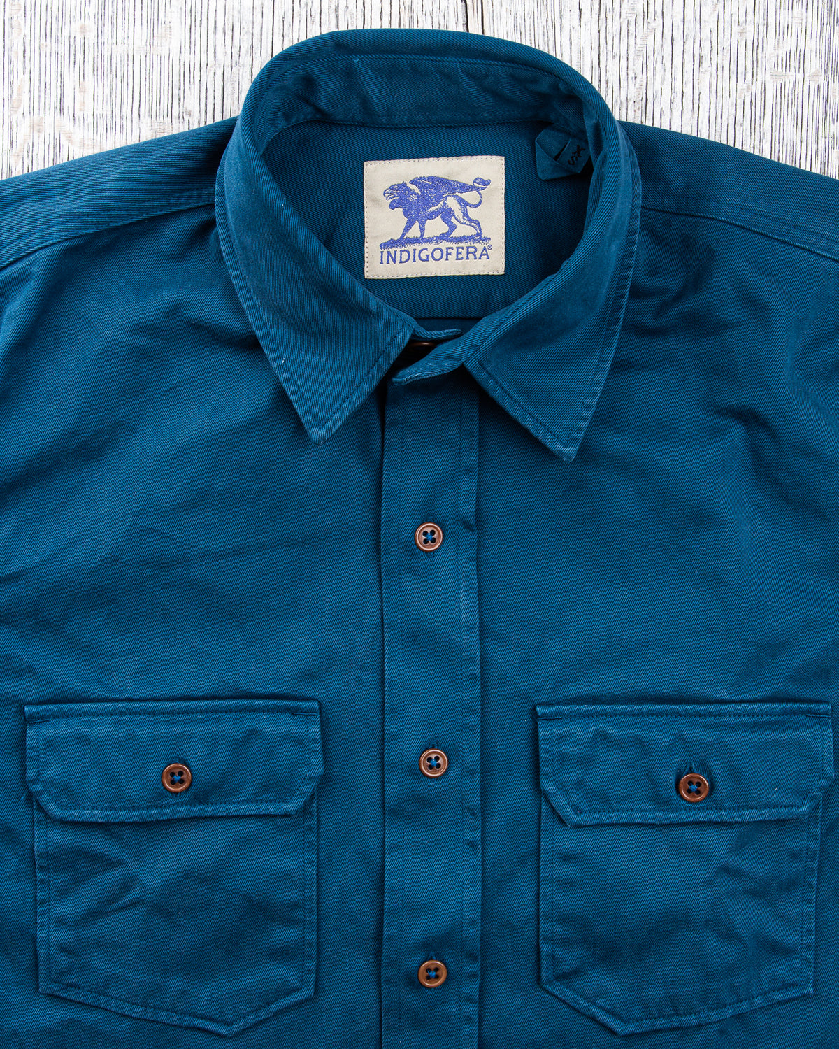 Indigofera Alamo Shirt Poseidon