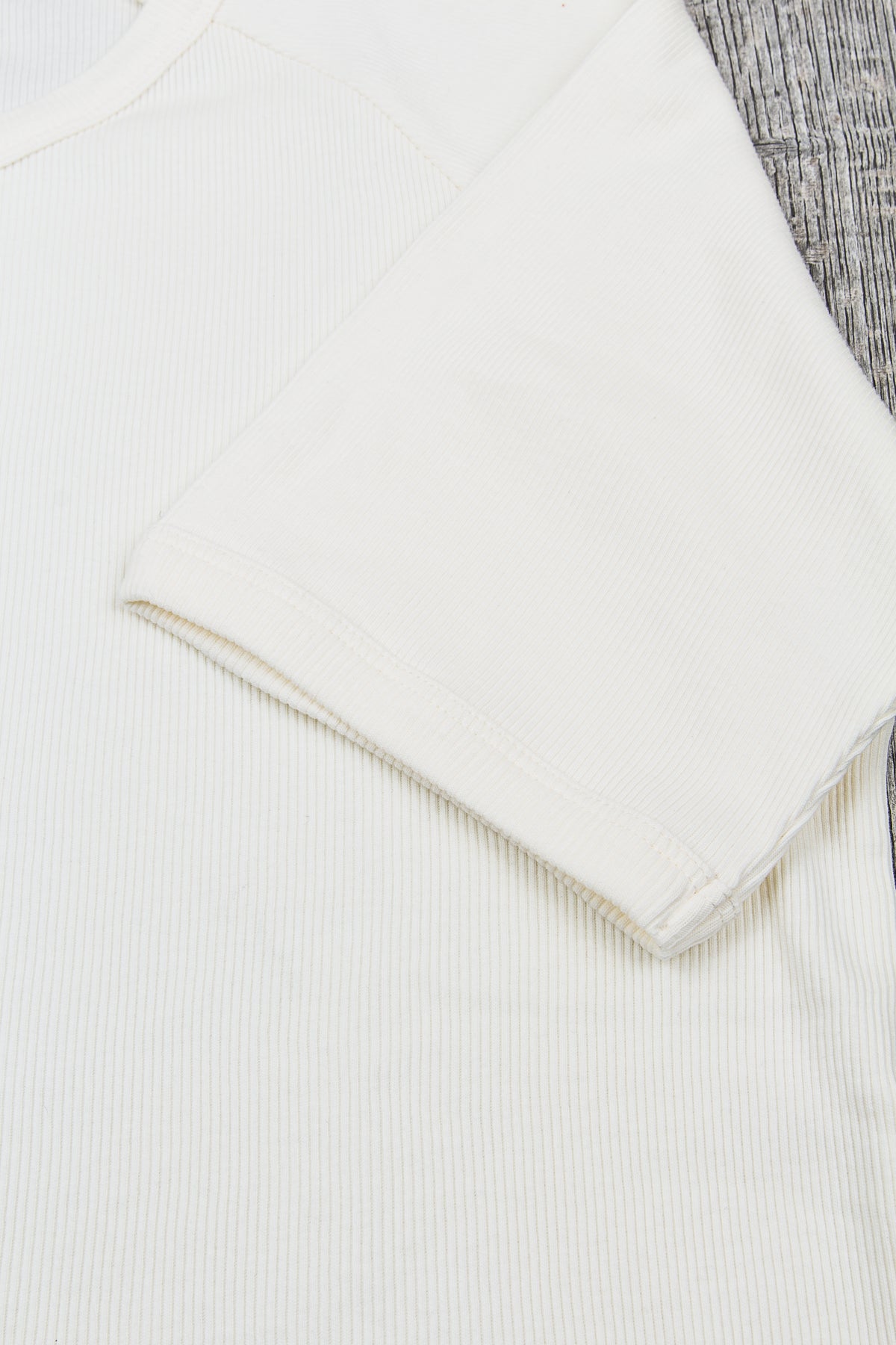 Indigofera Harvey Rib T-Shirt Cocatoo White