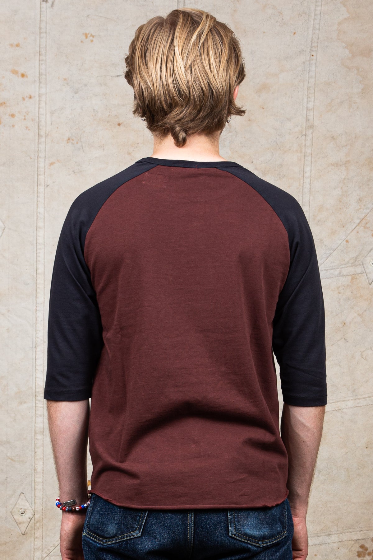 Indigofera Leon Raglan Sweater Sassafras Red / Marshall Black
