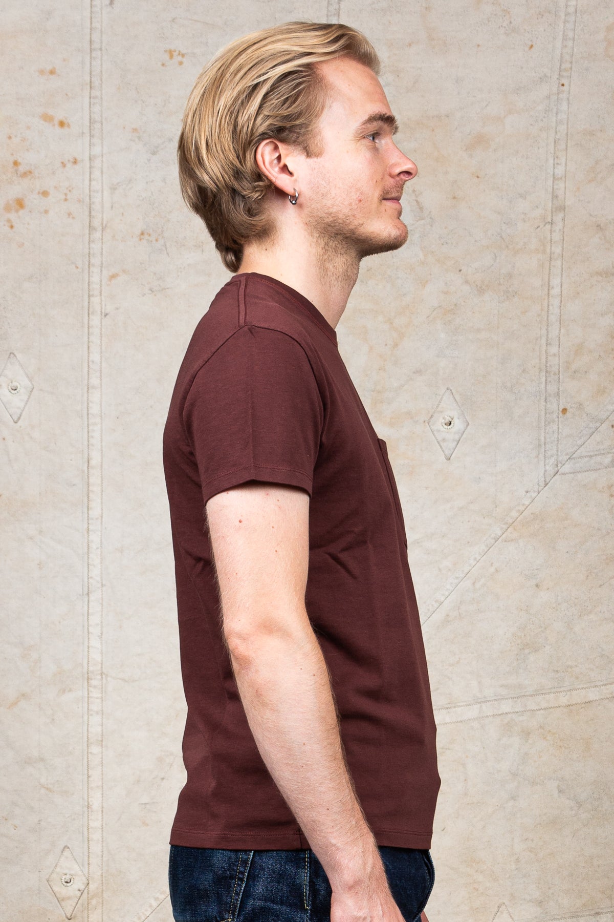 Indigofera Wilson Pocket T-Shirt Sassafras Red