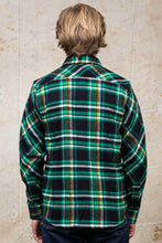 Indigofera Bryson Flannel Check Shirt Black/Green/Yellow