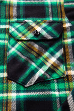 Indigofera Bryson Flannel Check Shirt Black/Green/Yellow