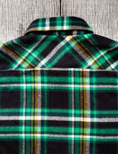 Indigofera Bryson Flannel Check Shirt Black/Green/Yellow
