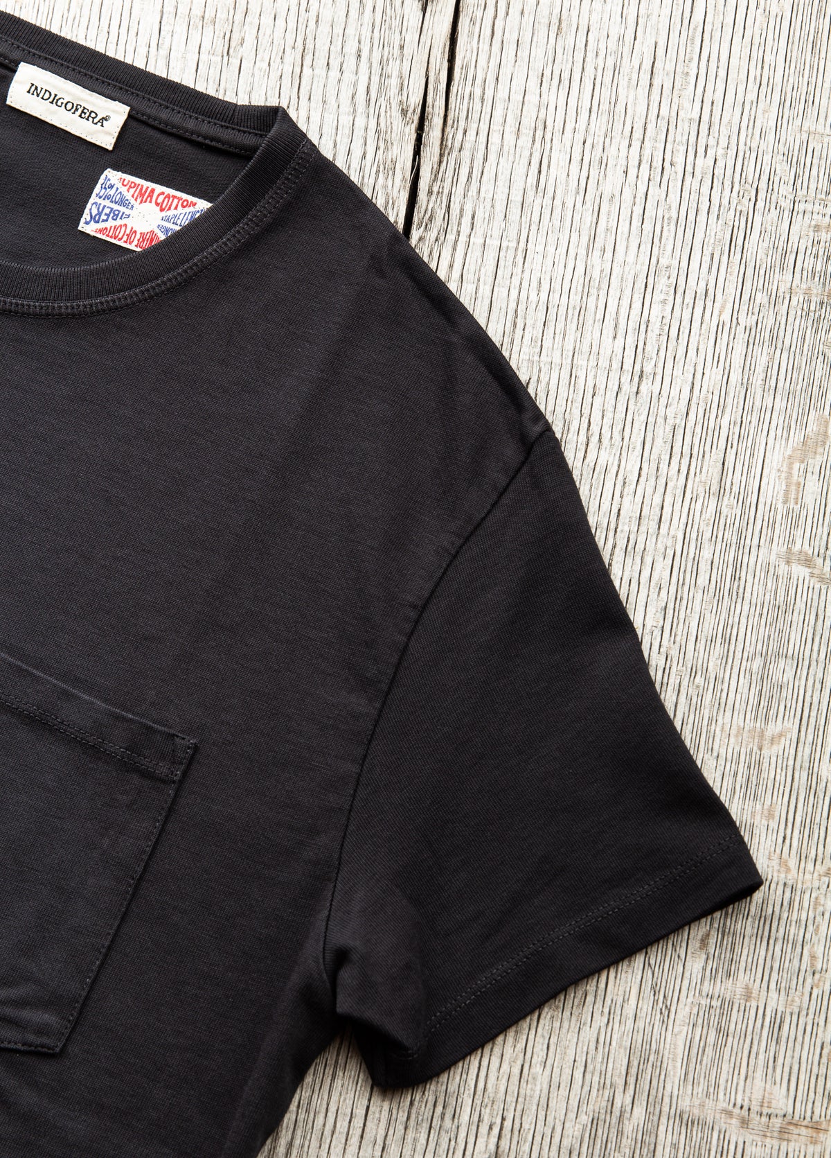 Indigofera Wilson Pocket T-Shirt Marshall Black