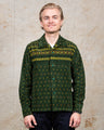 Sugar Cane  Style Eyes Corduroy Geometric Pattern Shirt