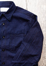 Sugar Cane & Co Fiction Romance 6oz. Indigo Chambray Work Shirt