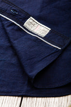 Sugar Cane & Co Fiction Romance 6oz. Indigo Chambray Work Shirt