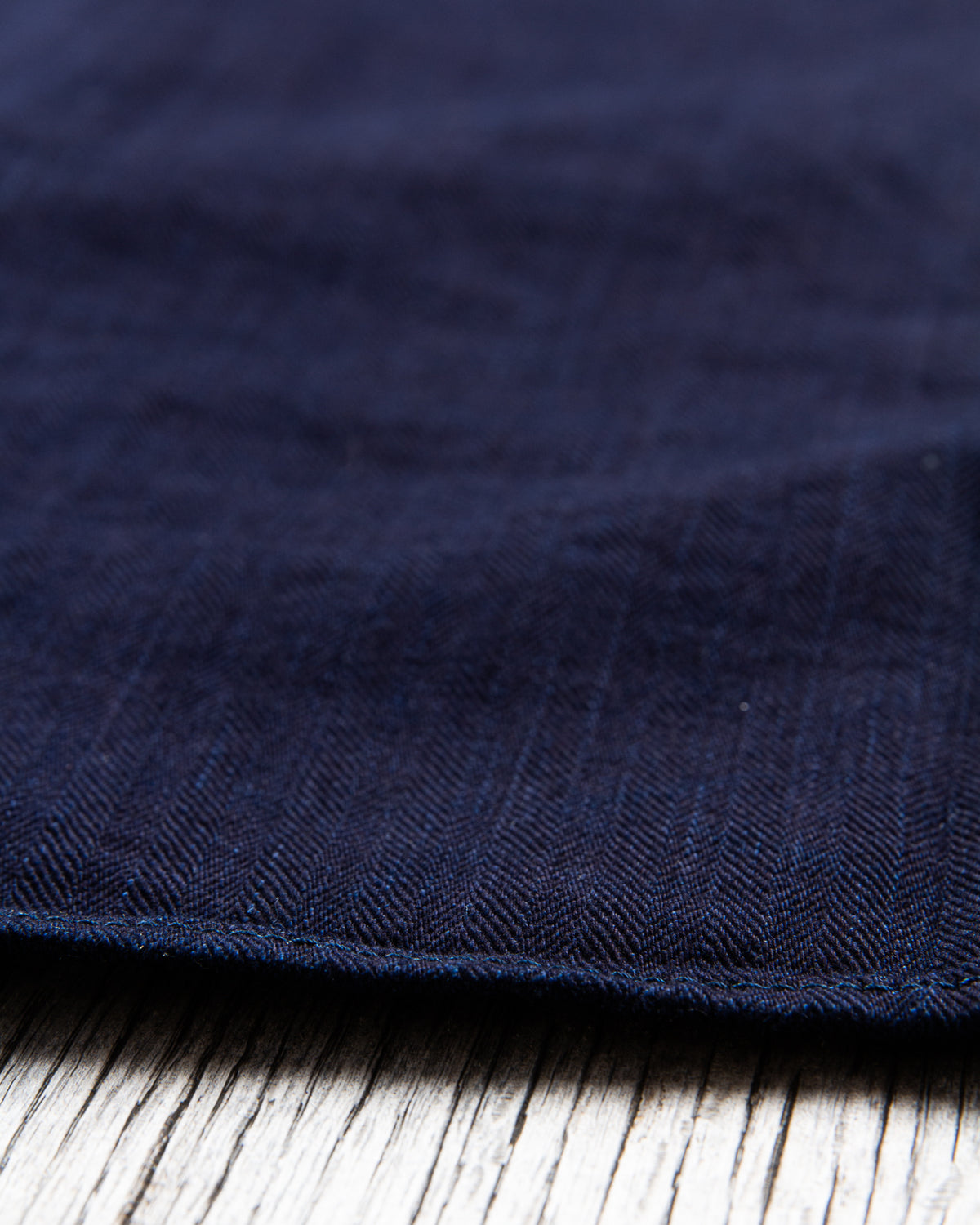 MOMOTARO JEANS Indigo HBT Work Shirt