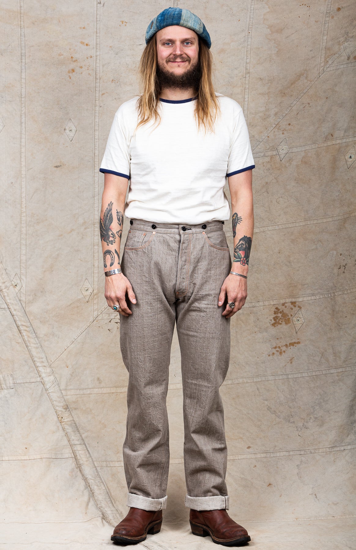 TCB Jeans Viktor’s Voice Logwood Brown Denim Jeans