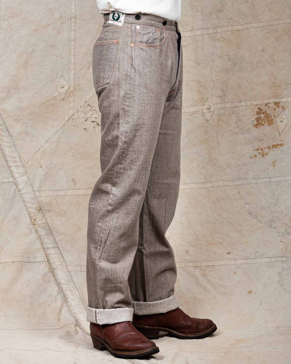 TCB Jeans Viktor’s Voice Logwood Brown Denim Jeans