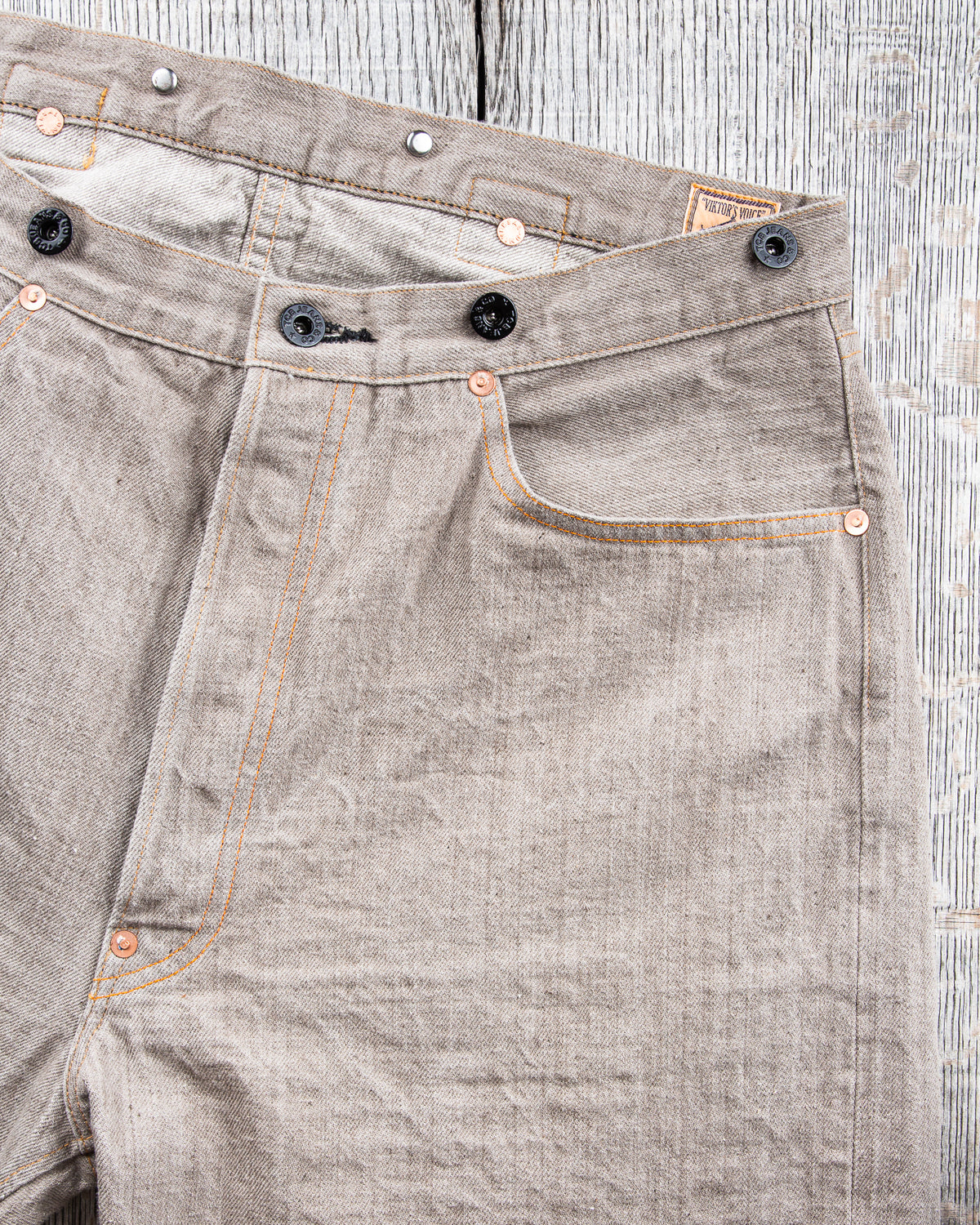 TCB Jeans Viktor’s Voice Logwood Brown Denim Jeans