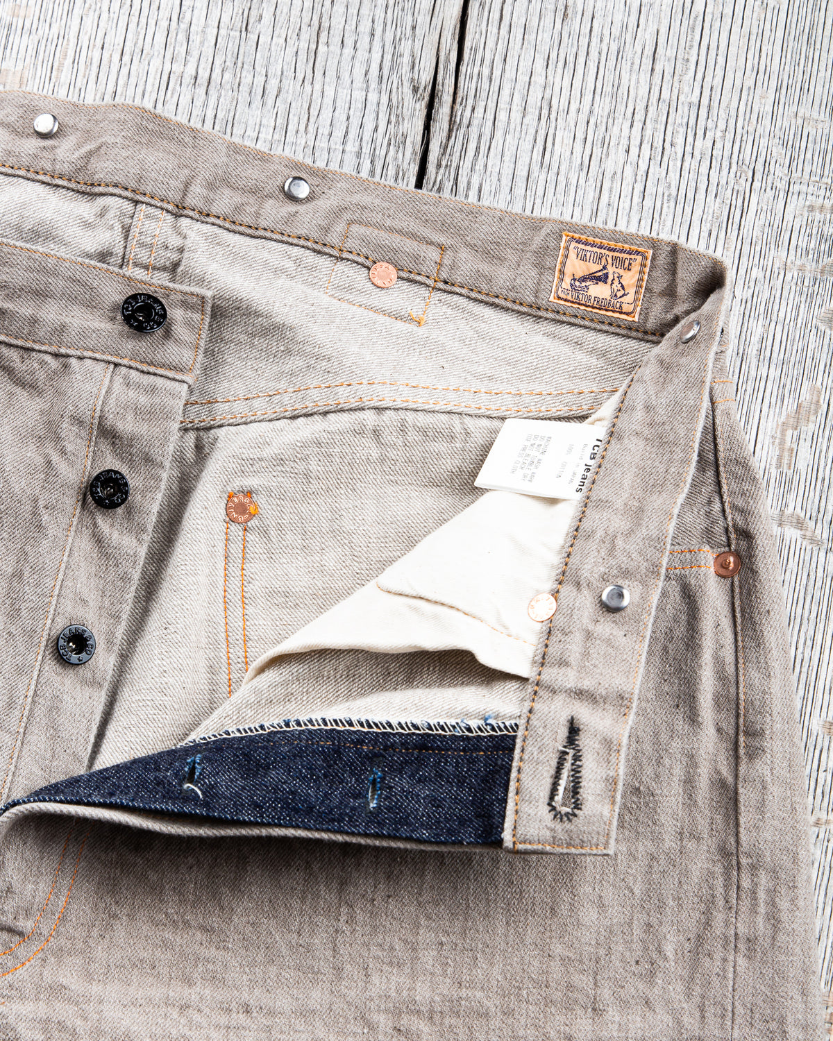 TCB Jeans Viktor’s Voice Logwood Brown Denim Jeans