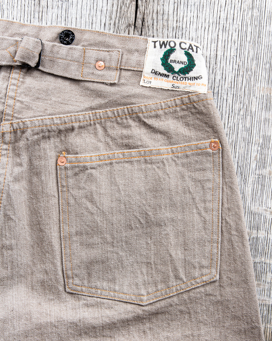 TCB Jeans Viktor's Voice Logwood Brown Denim Jeans – Second Sunrise