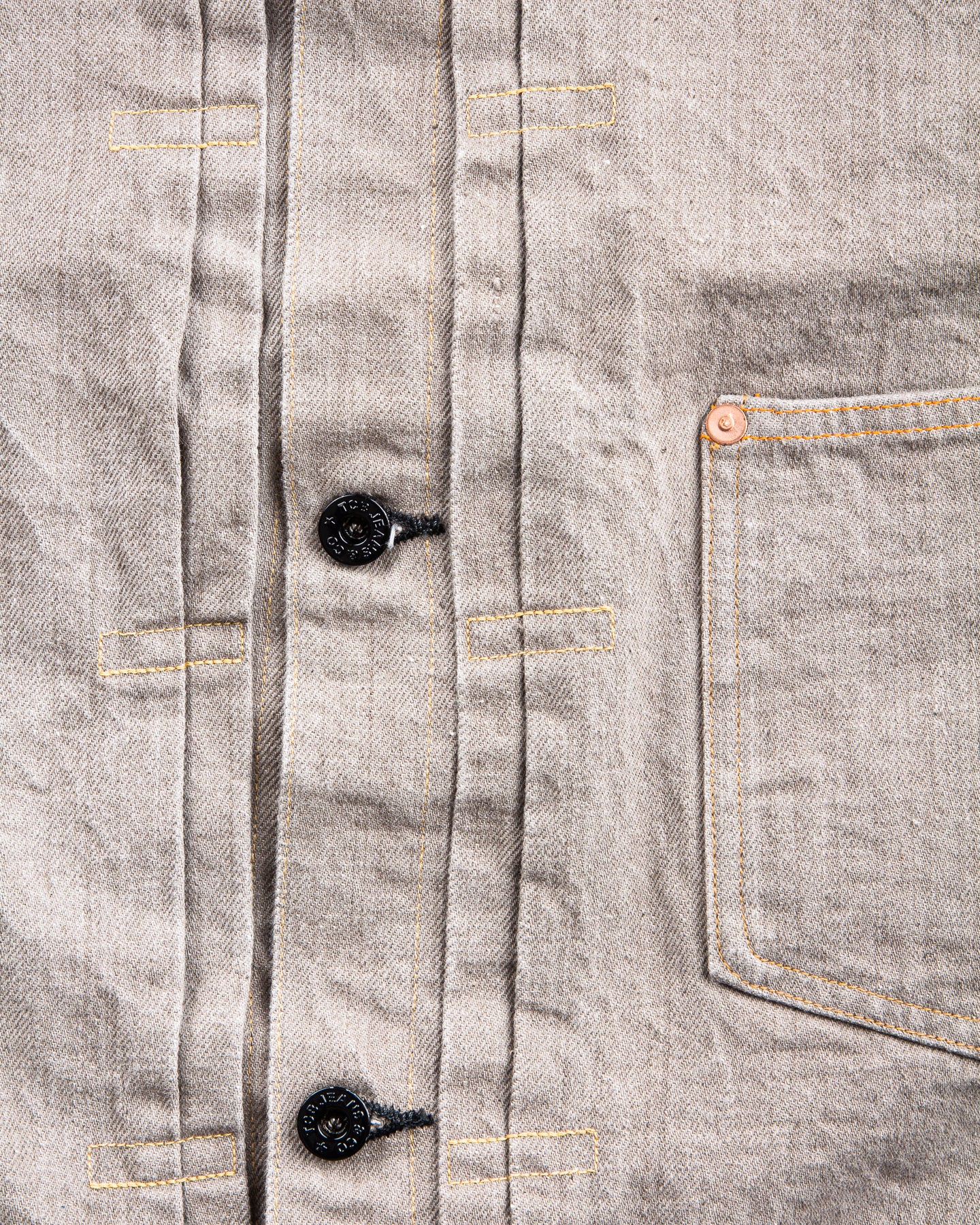 TCB Jeans Viktor’s Voice Logwood Brown Denim Blouse