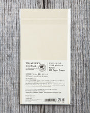 Traveler's Company #025 Regular Notebook Refill MD Paper Cream