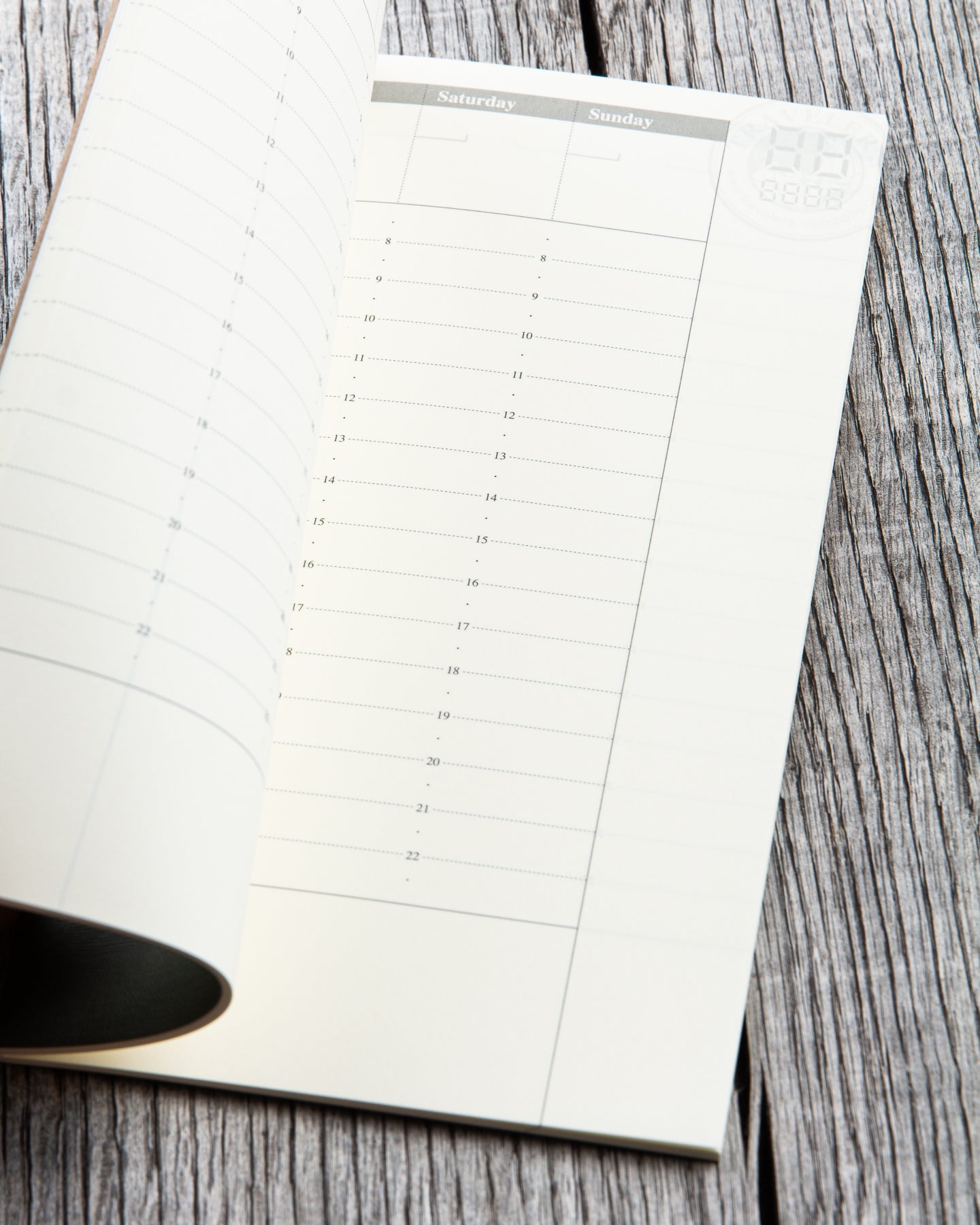 Traveler’s Company #018 Regular Notebook Refill Free Diary (Weekly Vertical)