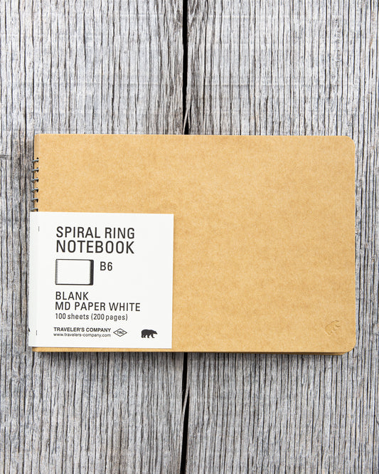 Traveler's Company Spiral Notebook B6