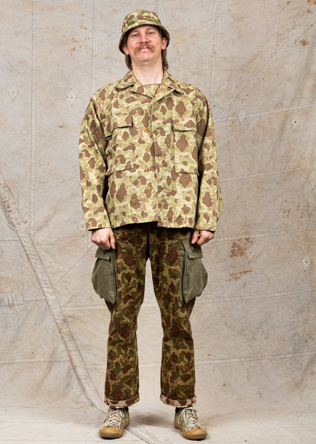 Buzz Rickson's US Army Herringbone Twill Frogskin Camo Jacket