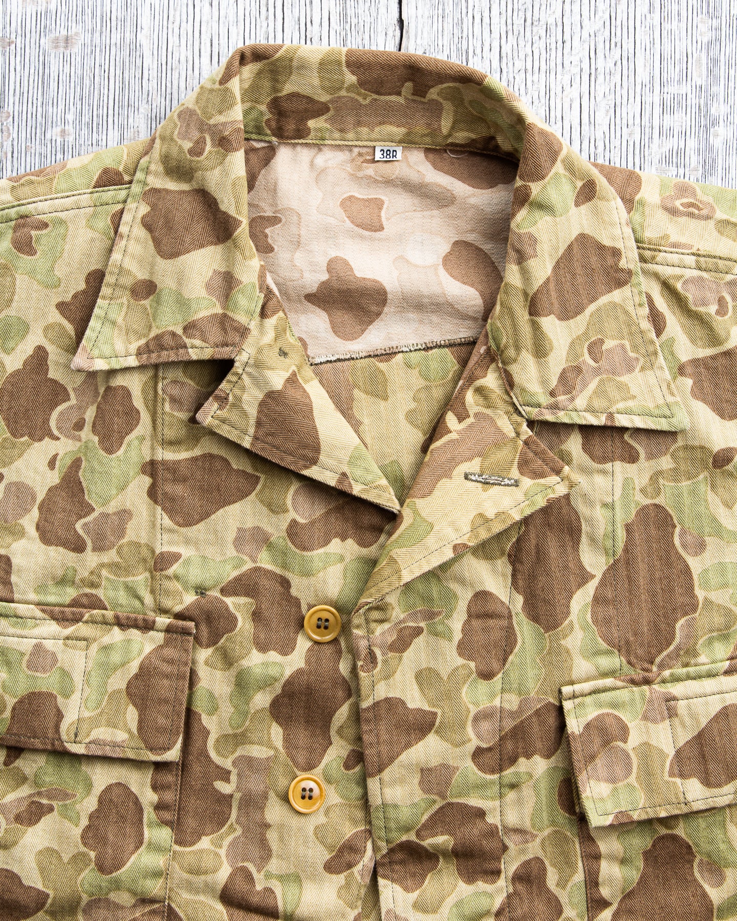Buzz Rickson's US Army Herringbone Twill Frogskin Camo Jacket