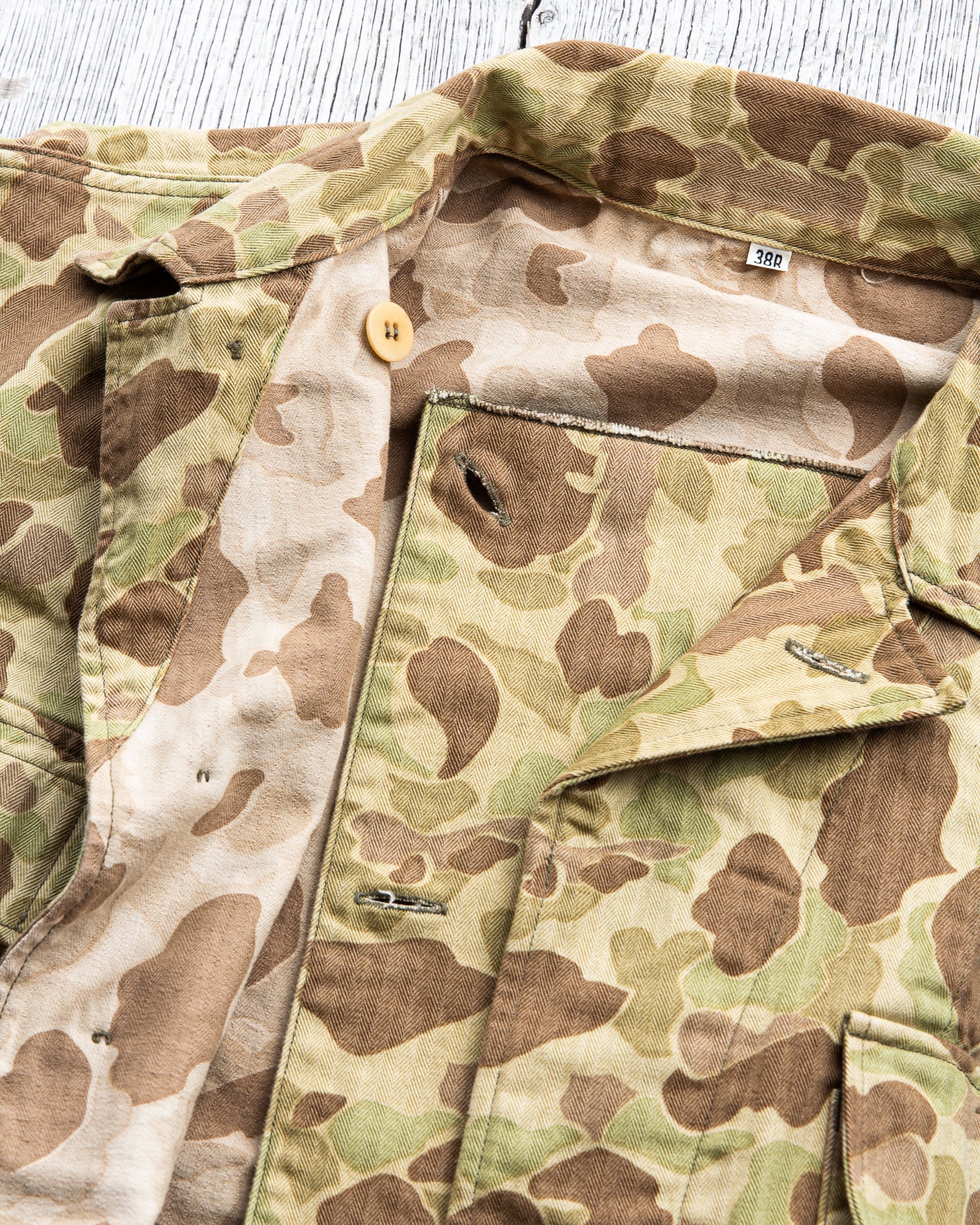 Buzz Rickson's US Army Herringbone Twill Frogskin Camo Jacket