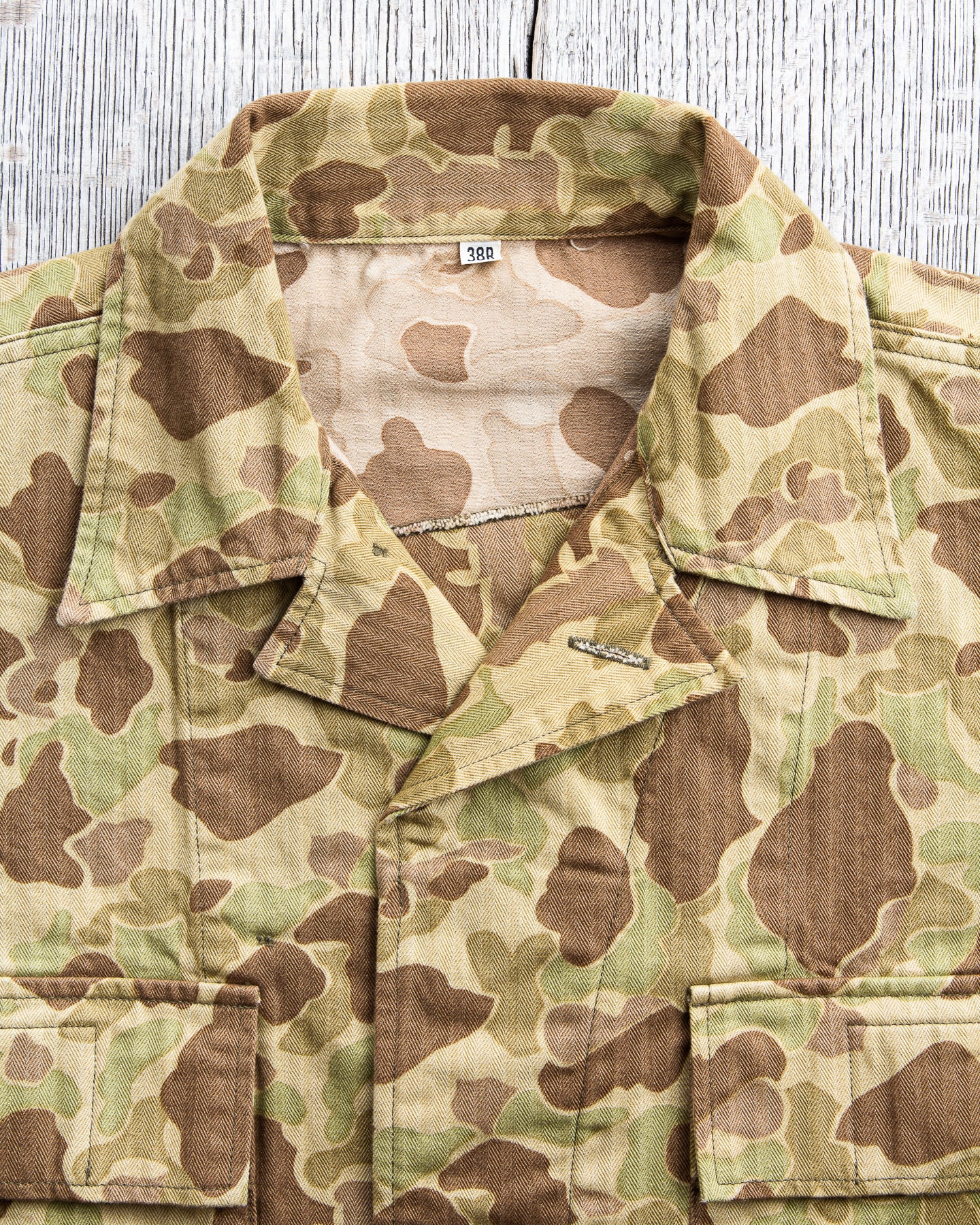 Buzz Rickson's US Army Herringbone Twill Frogskin Camo Jacket