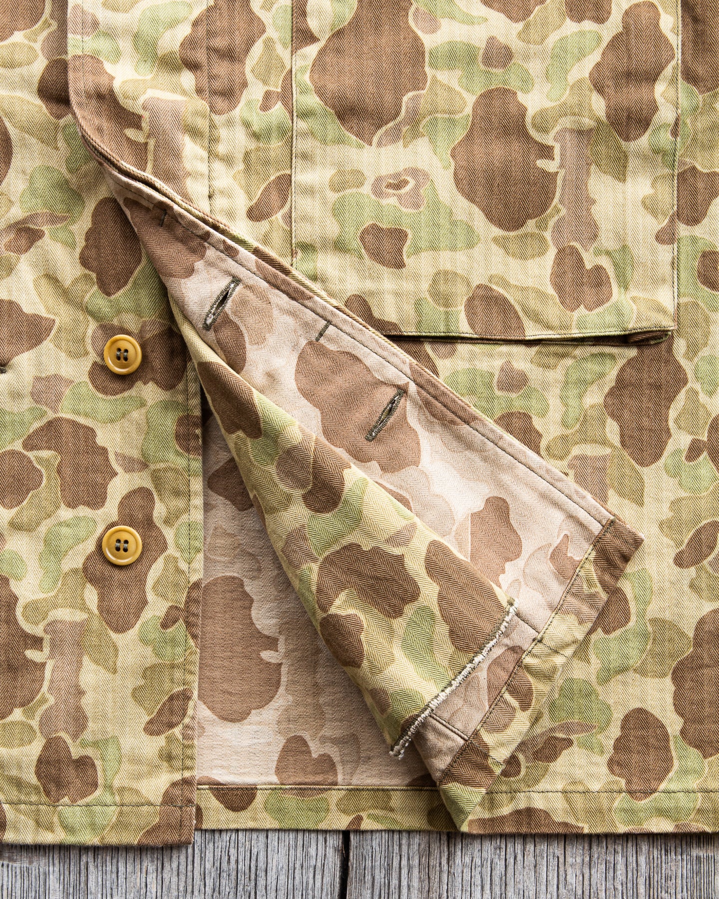 Buzz Rickson's US Army Herringbone Twill Frogskin Camo Jacket
