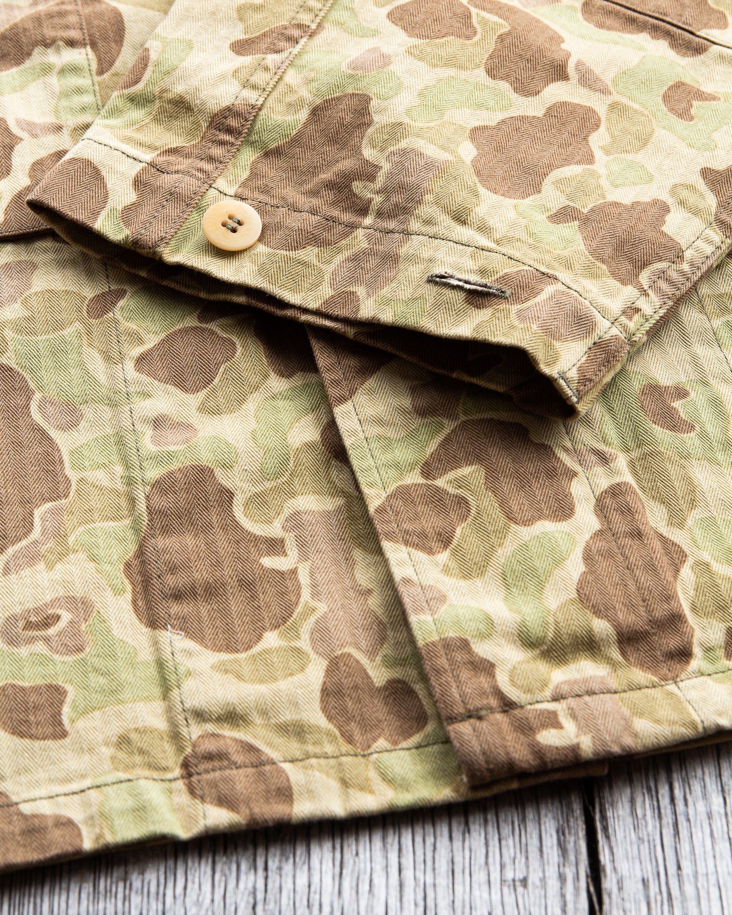Buzz Rickson's US Army Herringbone Twill Frogskin Camo Jacket