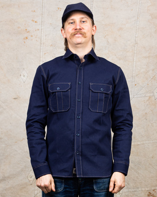 Indigofera Walton Shirt Yambaru Selvage Denim Indigo