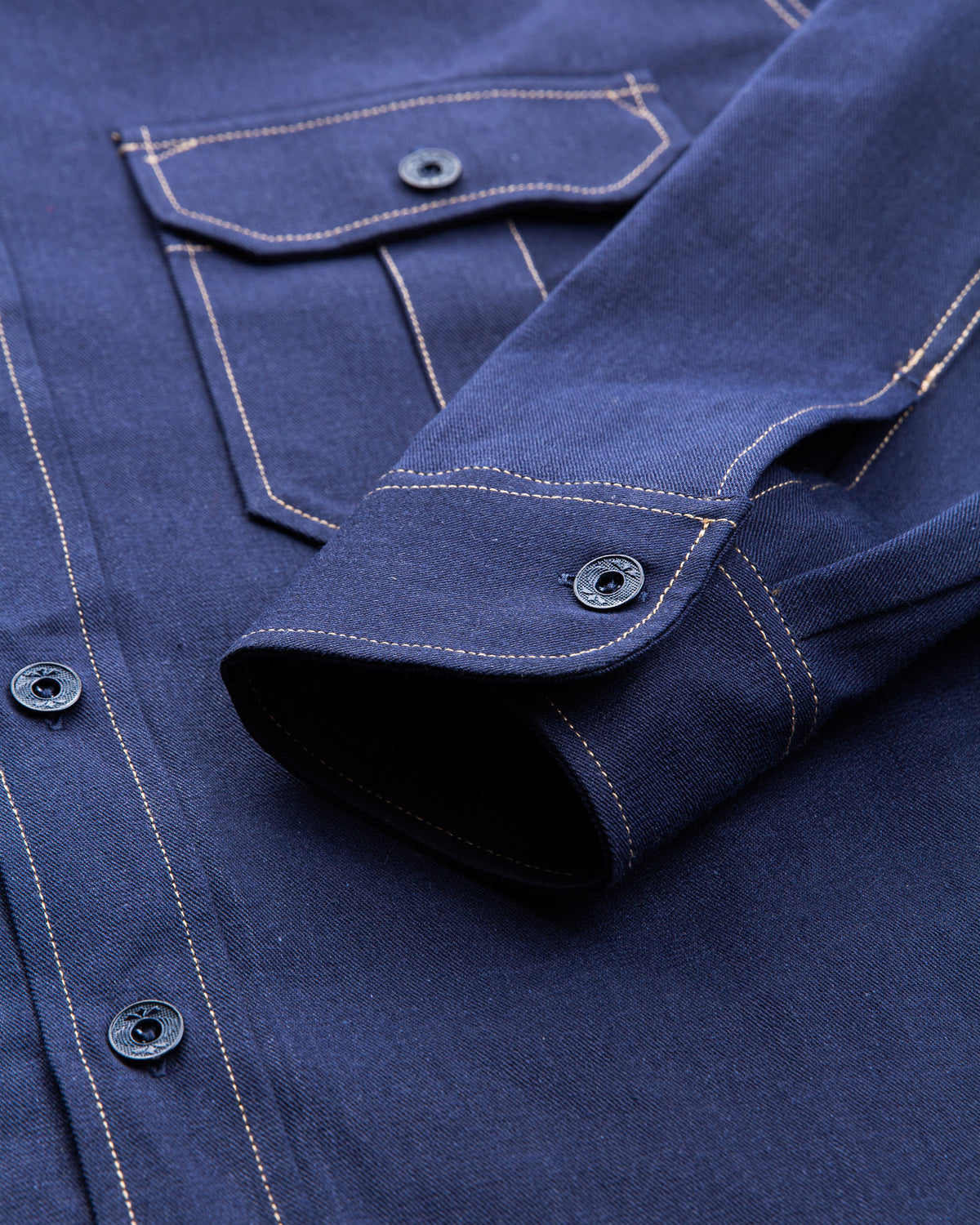Indigofera Walton Shirt Yambaru Selvage Denim Indigo