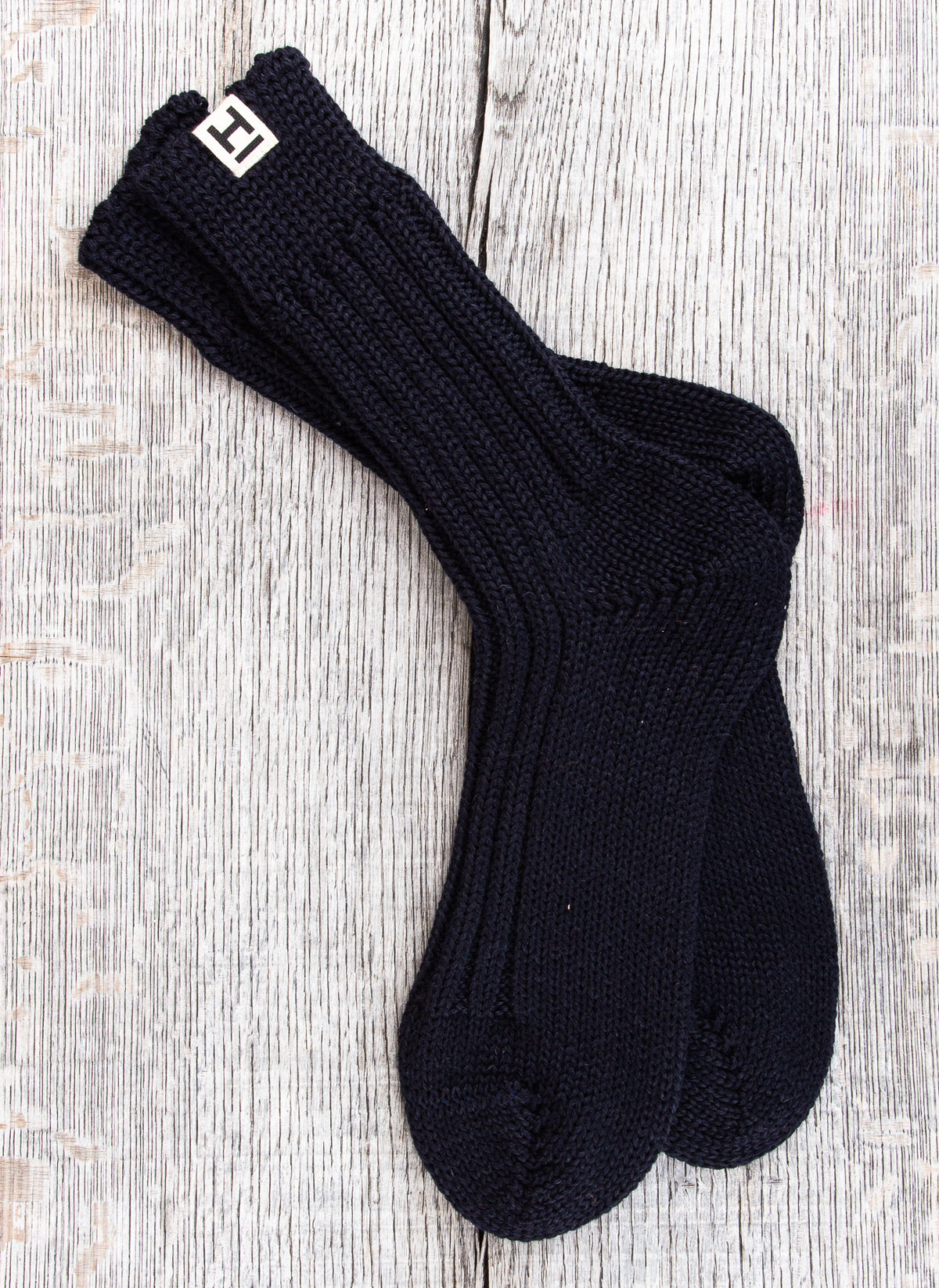 Heimat Wander Wool Socks Ink (Navy)